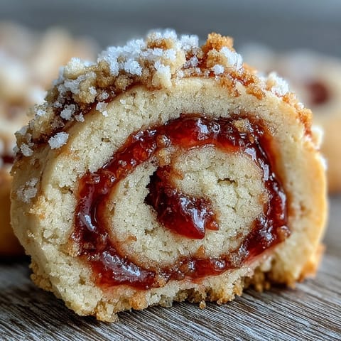 Freshly baked Raspberry Swirl Shortbread Cookies arranged on a wire cooling rack.