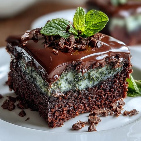 St Patricks Day Mint Brownies