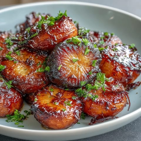 Honey Roasted Carrots and Parsnips with golden glaze, tender and caramelized for a perfect sweet-savory side dish.