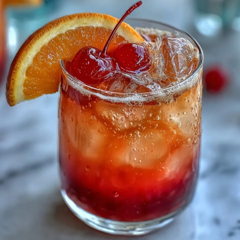Ombre Sunrise Mocktail Grenadine