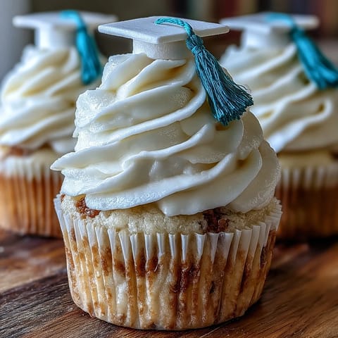Graduation Cupcakes Cap Fondant
