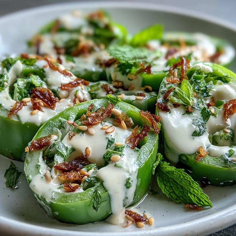 Bright spring salad featuring snap peas, radishes, and zesty tahini dressing.