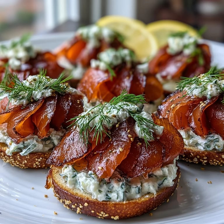Vibrant smoked salmon bagel board, a perfect festive breakfast spread for everyone.