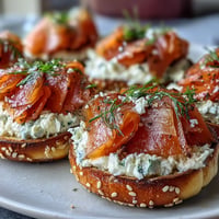 Gorgeous Mother's Day Brunch Smoked Salmon Bagel Board with fresh toppings.